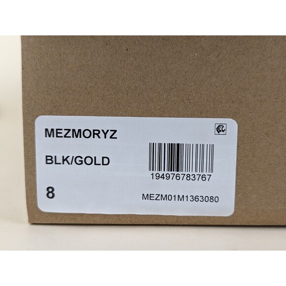 Steve Madden Mezmoryz Loafers Mens 8 Black Gold Studded Slip On Shoes NWB - Picture 13 of 13